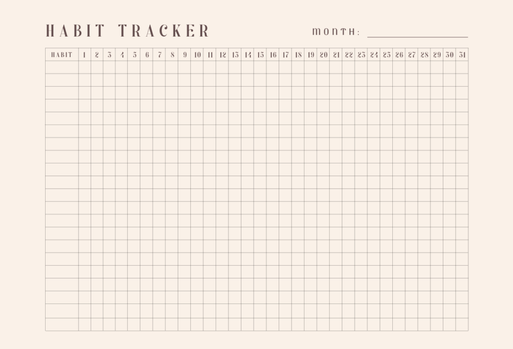 Download 2024 Habit Tracker Free