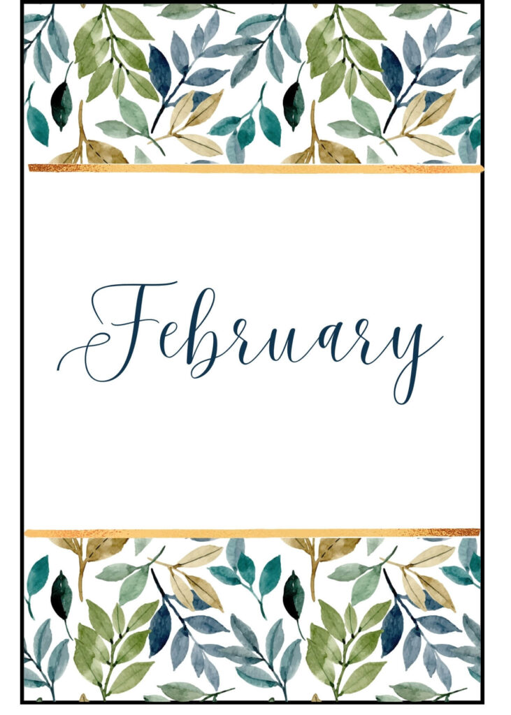 February Binder Covers