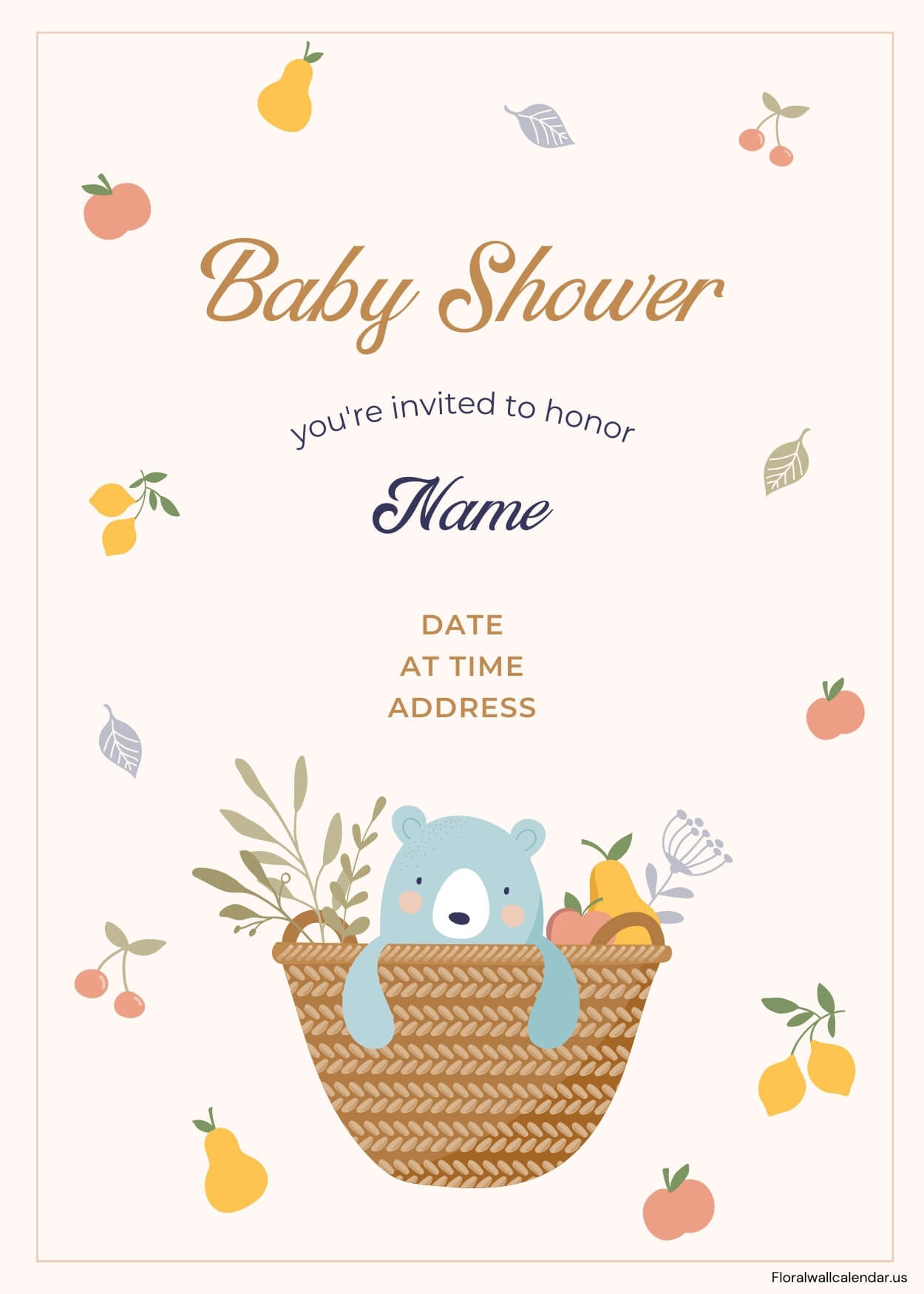 Free Baby Shower Cards Templates