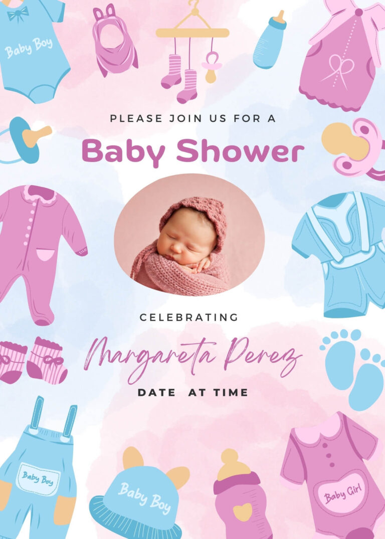 Print 2024 Baby Shower Cute Cards – FREE Download