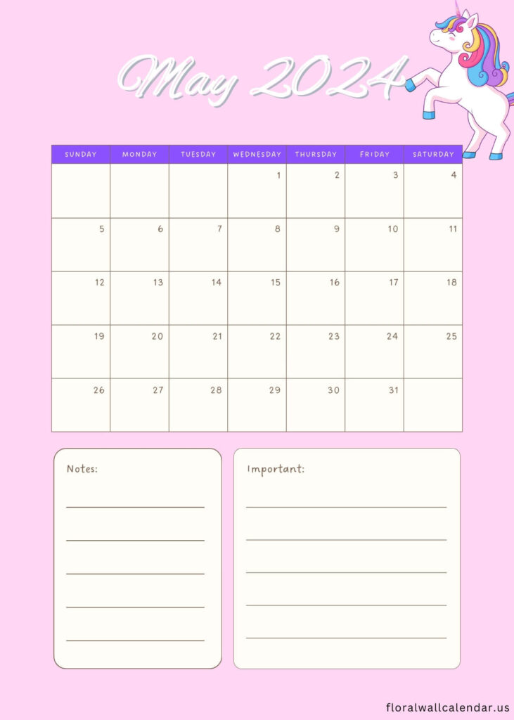 May 2024 Calendar PDF