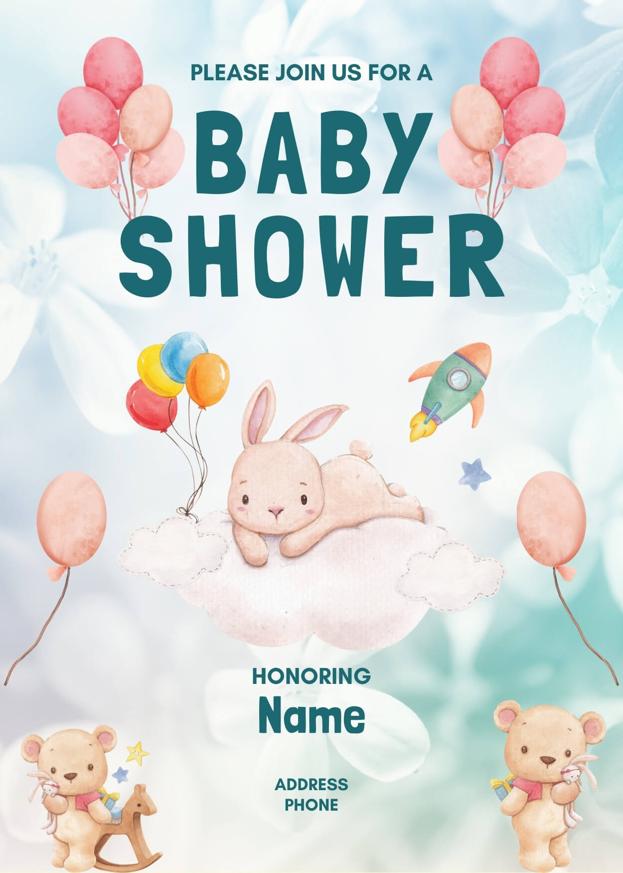 Printable Baby Shower Cards PDF