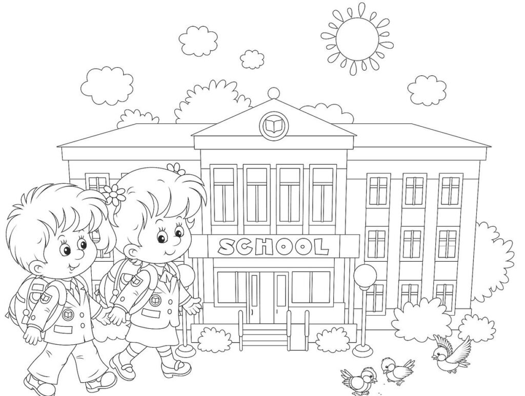 Back to school coloring pages 2nd grade