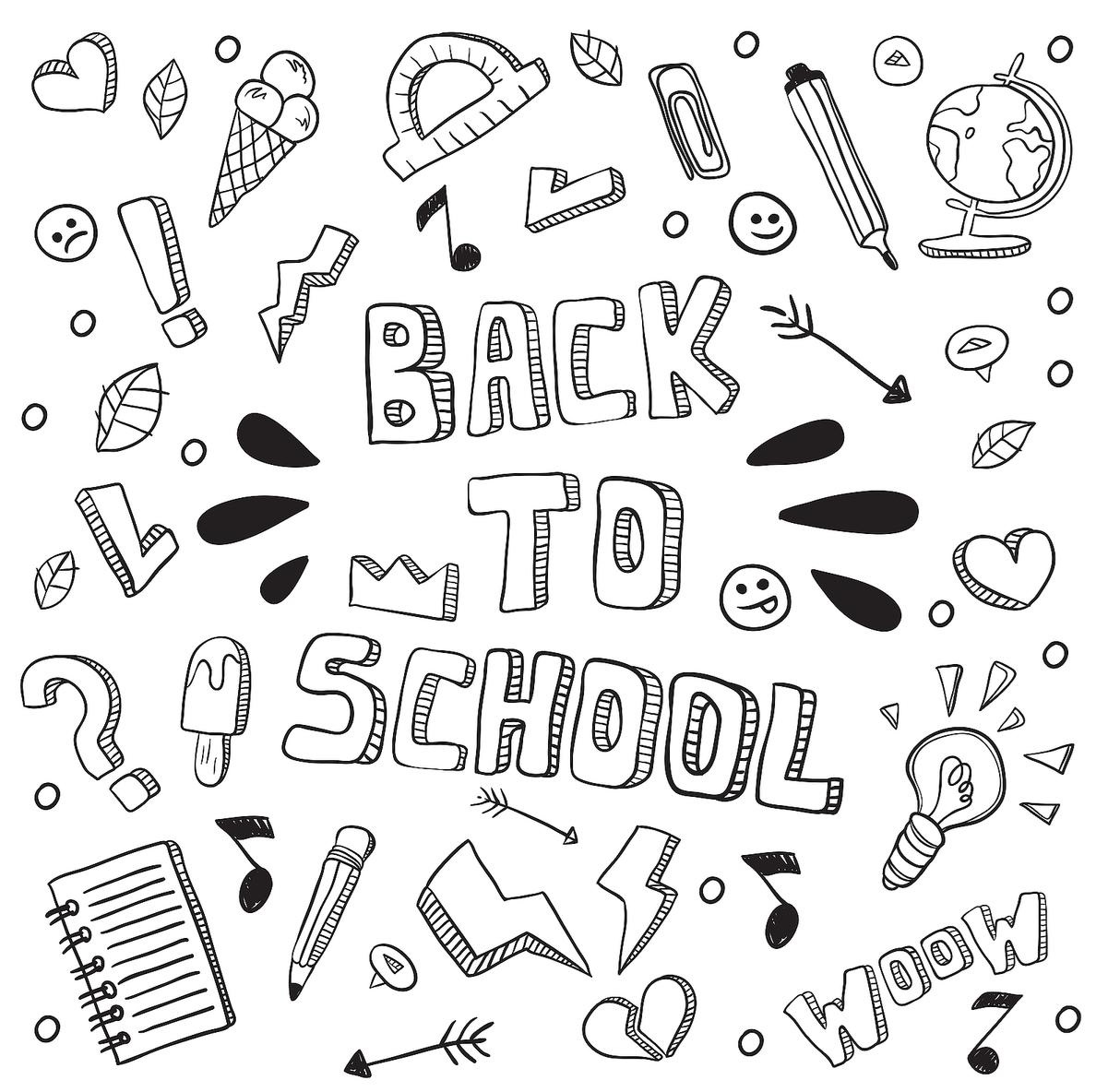 Back to school coloring pages kindergarten