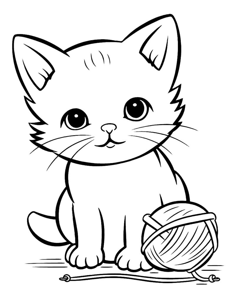 Cat Coloring Pages