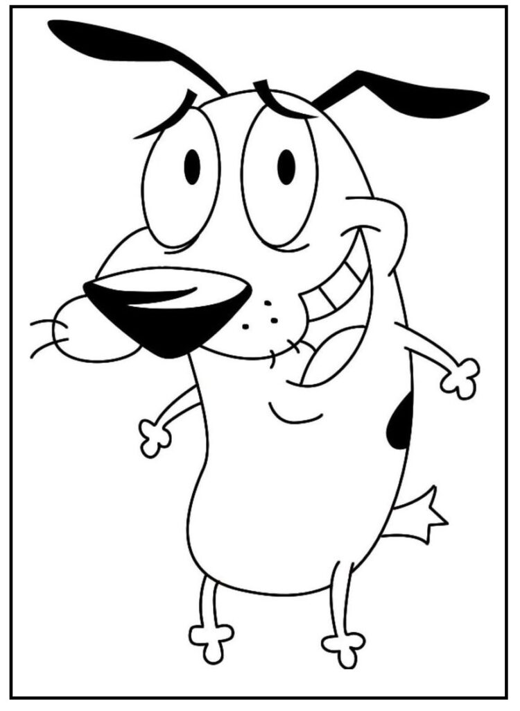 Courage the Cowardly Dog coloring pages