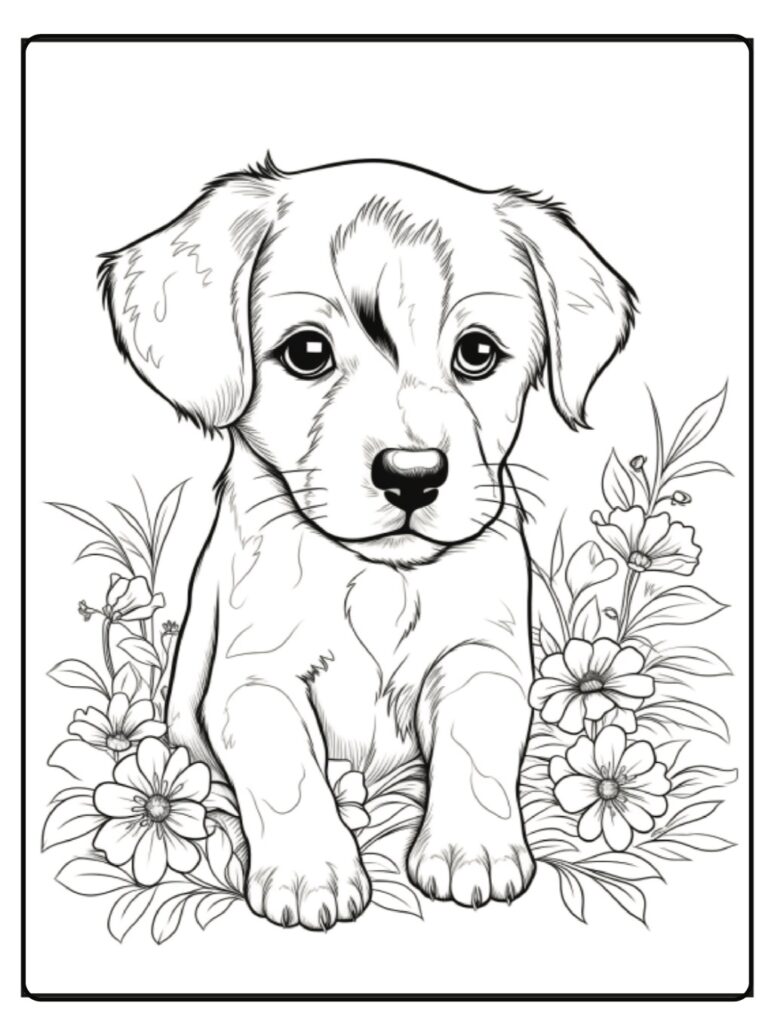 Dog coloring pages printable