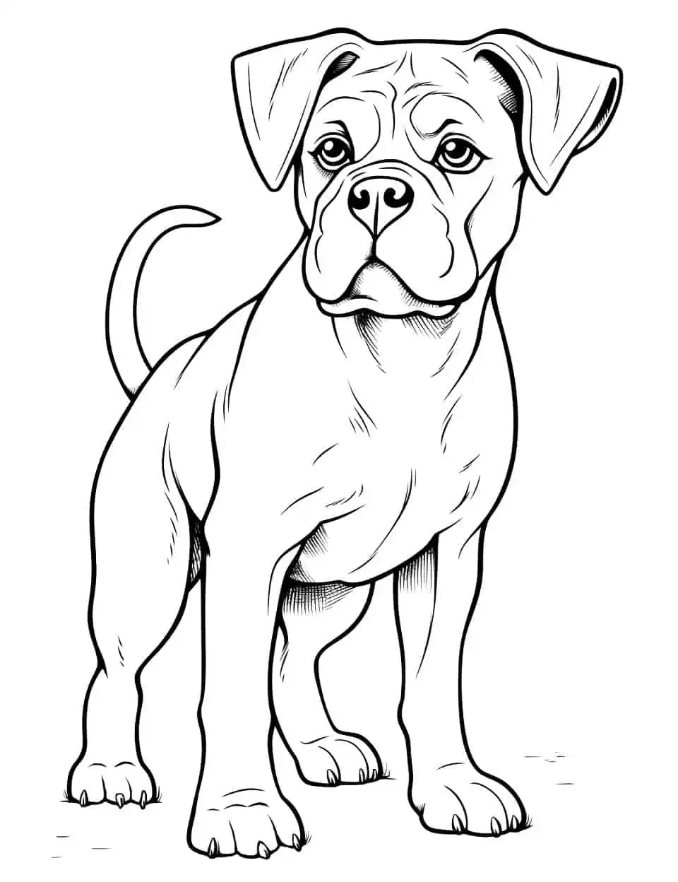 Free Dog coloring pages