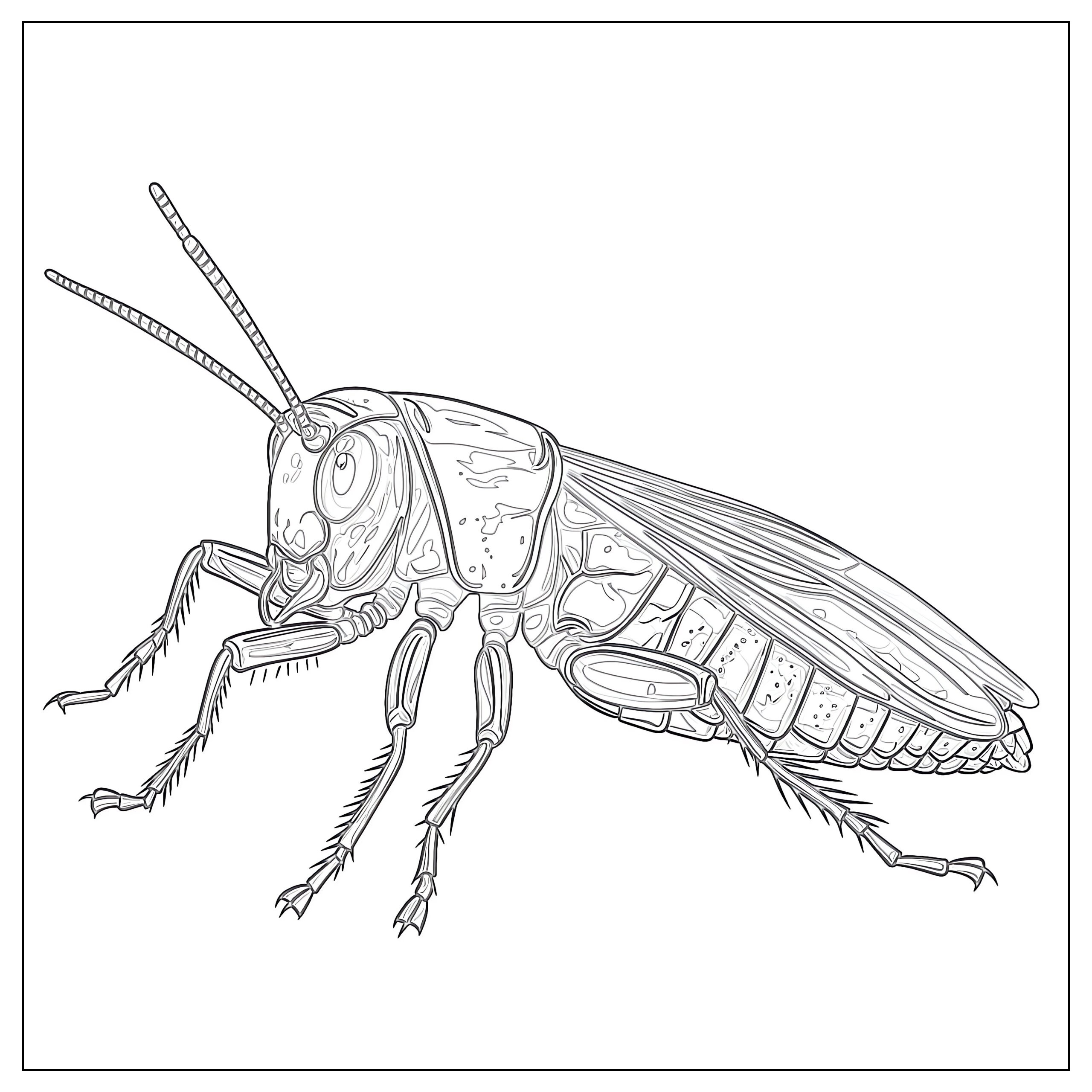 Insect coloring pages pdf