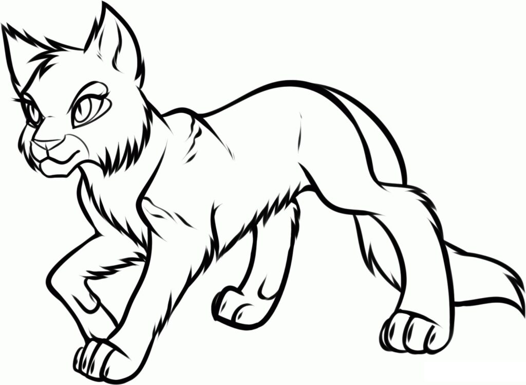 Warrior Cat Coloring Pages