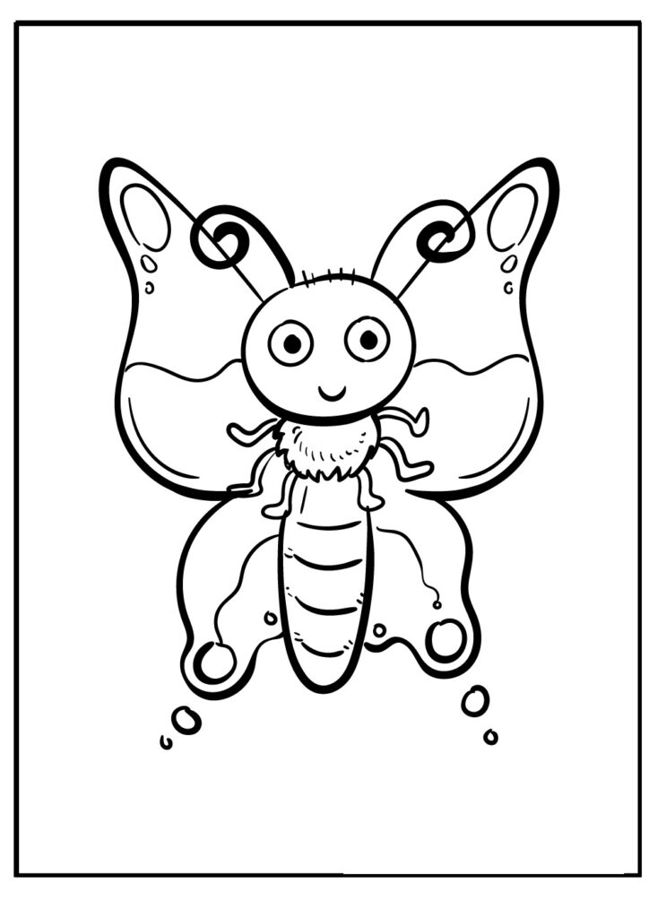 cute butterfly Coloring Pages